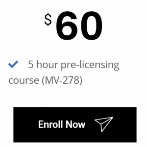 5 hours pre-licensing vedio course (MV-278)