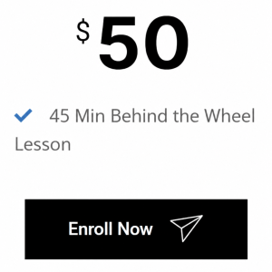 45 Min Behind the Wheel Lesson